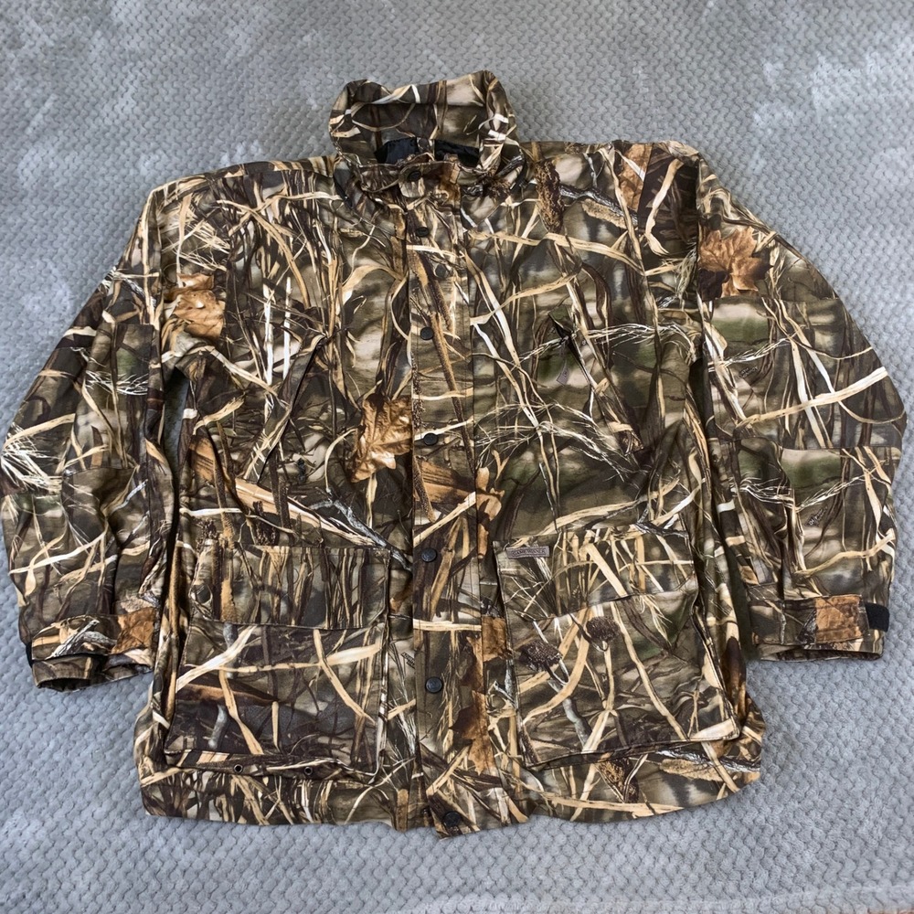Game Winner Mens M Advantage Max-4 HD Camo Waterproof Hunting Field Jacket
